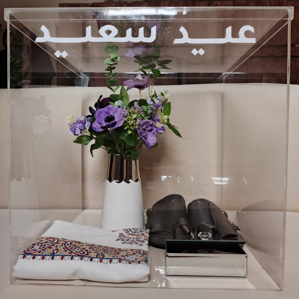 بوكس هدية مطيه ورد بنفسجي